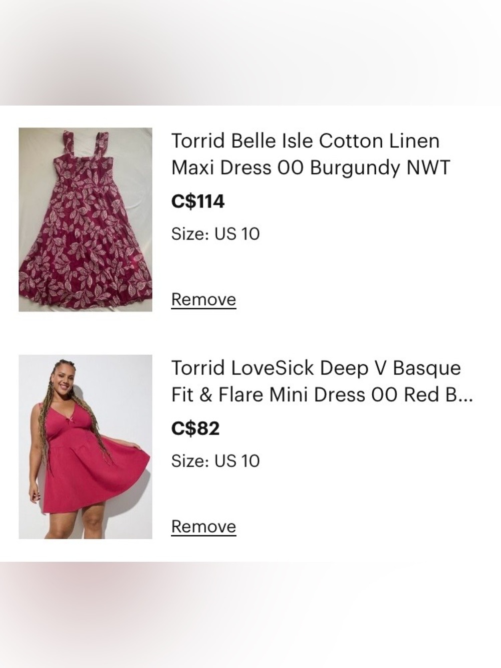 7 Item Closet Clear Out Bundle: 2 dresses, 1 briefs, 2 shorts, 1 bra & 1 top